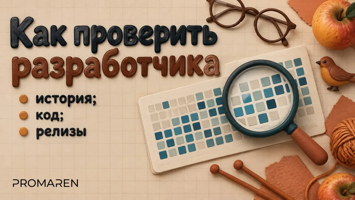 Проверить разработчика можно за вечер, и почти всё видно бесплатно.