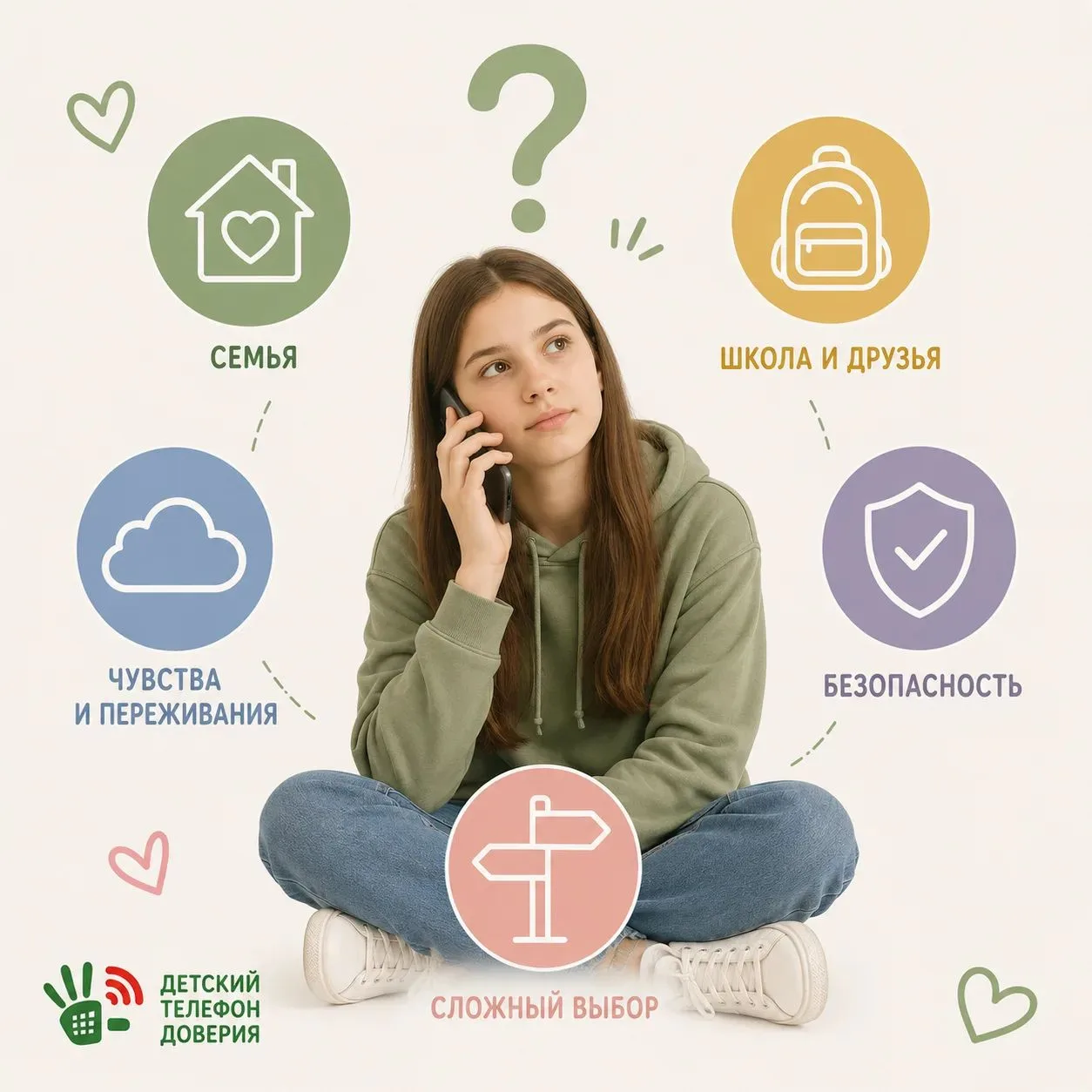 💚 Детский телефон доверия: с какими вопросами можно обратиться?