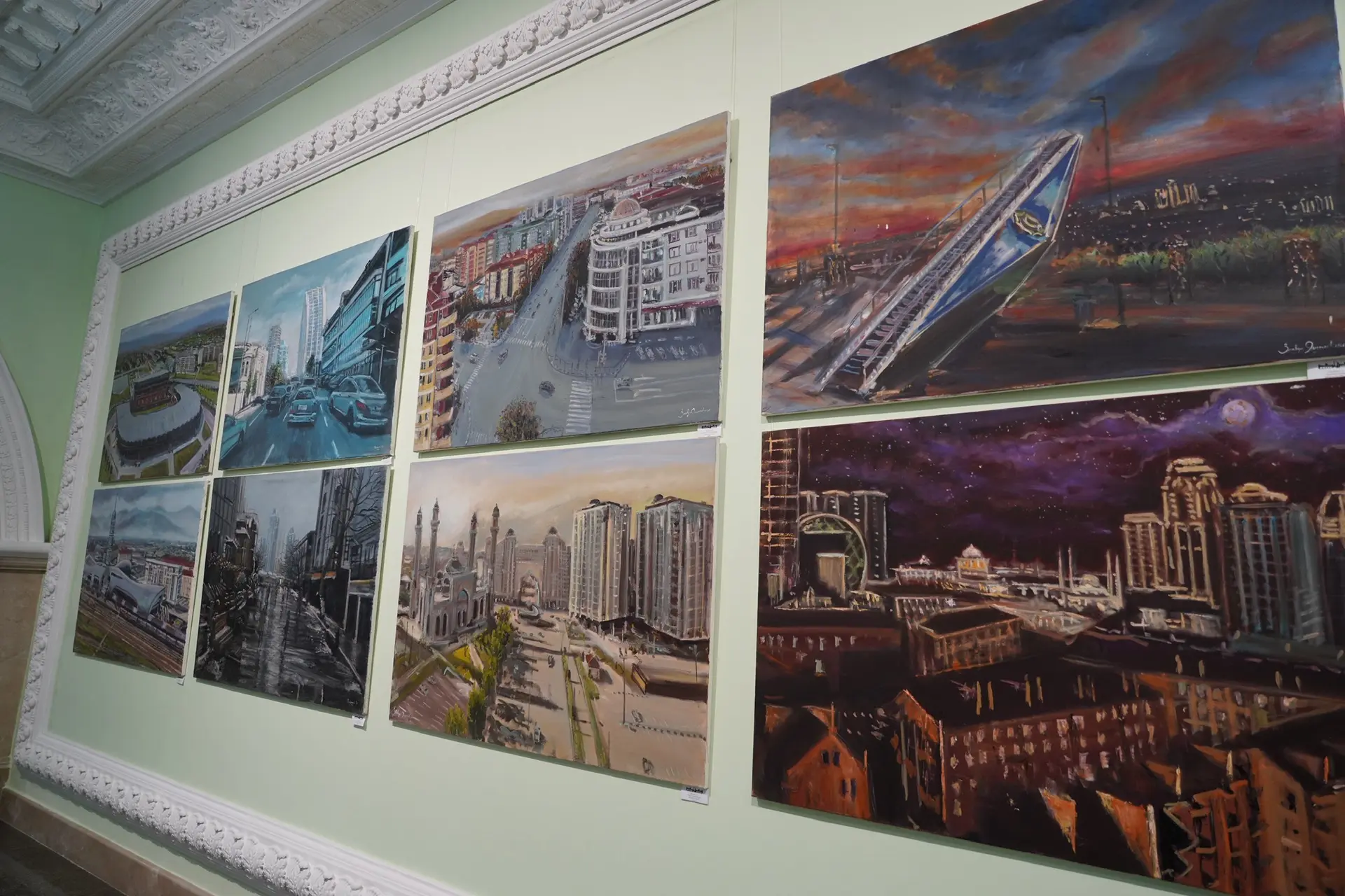 🎉 Открытие выставки Зилавди Яшуркаева в Национальном музее Грозного! 🖼️