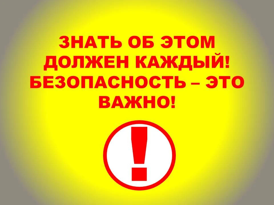Безопасность детей — абсолютный приоритет!