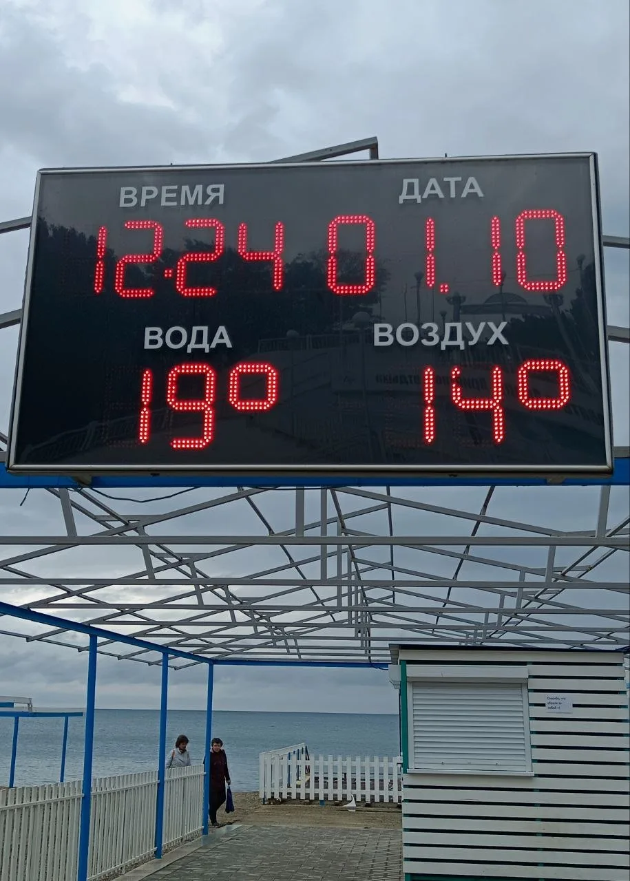 Море в Анапе сегодня теплее воздуха, но мы ни на что не намекаем)
