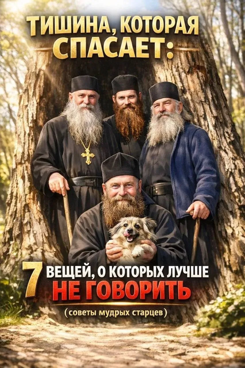 ТИШИНА, КОТОРАЯ СПАСАЕТ: 7 вещей, о которых лучше НЕ ГОВОРИТЬ (советы мудрых старцев) 🙏