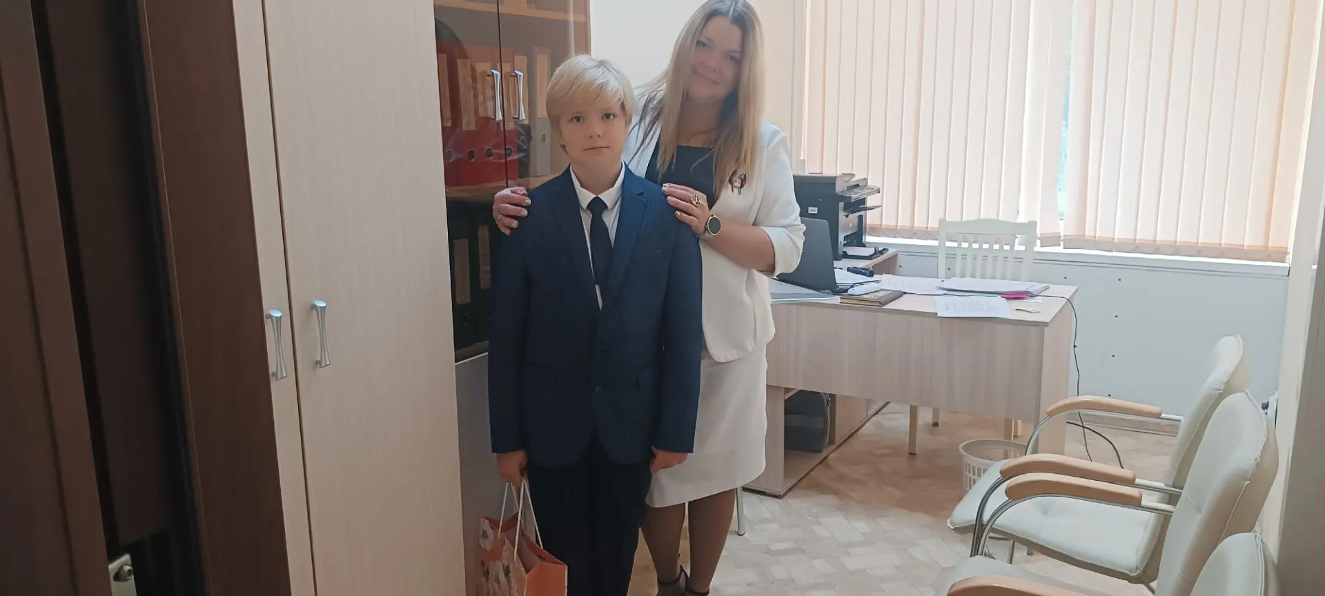 Тёплый момент 1 сентября: к нашим «Орлятам‑дошколятам» пришёл в гости бывший воспитанни...