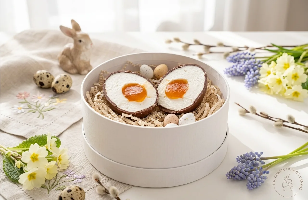 🍫🐣 Зефирные яйца  в натуральном бельгийском шоколаде с мармеладным желтком