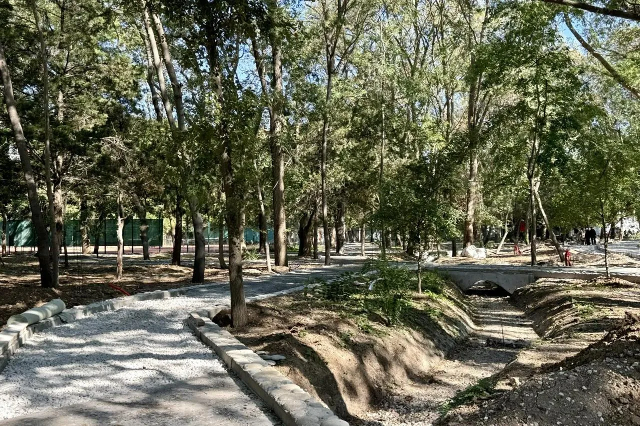 Благоустройство Детского Мойнакского парка в Евпатории выбилось из графика.