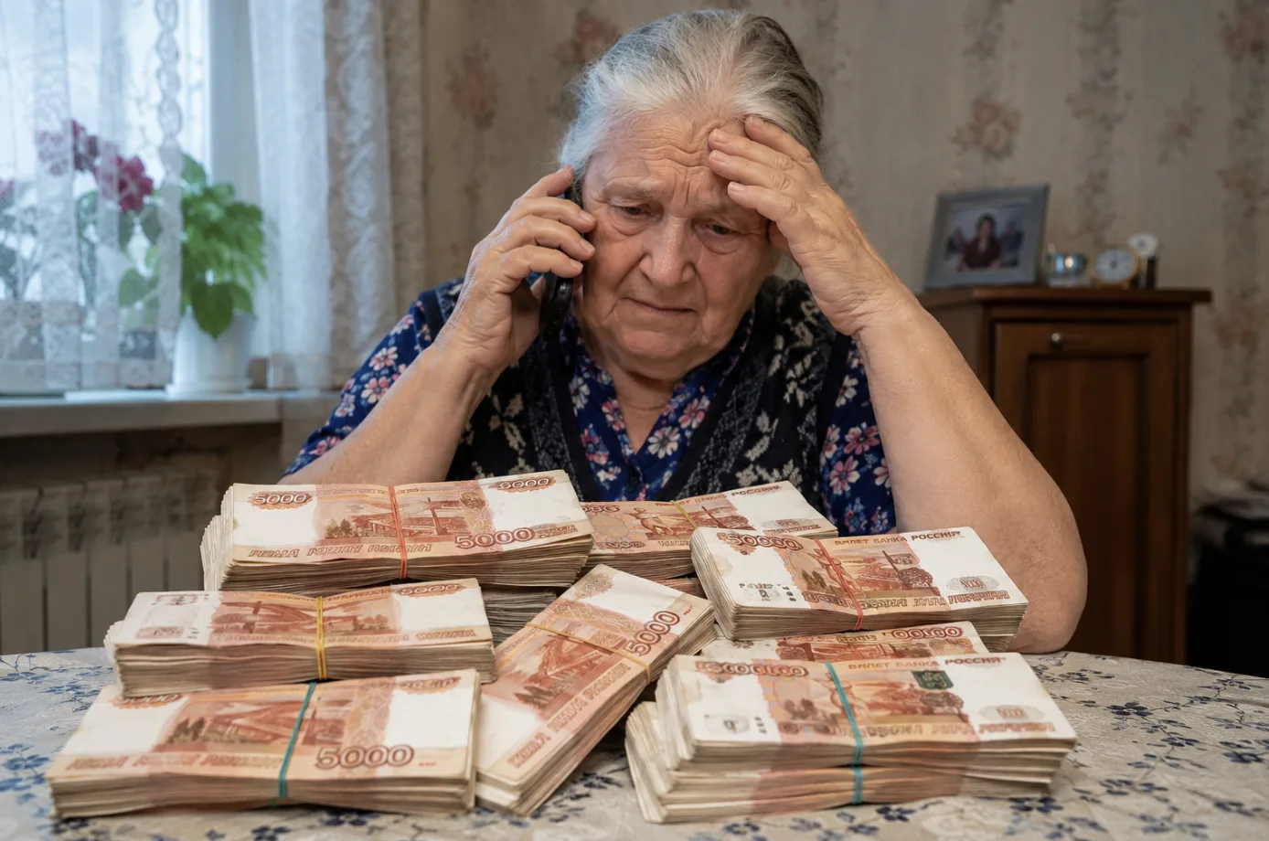 В Краснодарском крае мошенники выманили у 69-летней пенсионерки 93 млн рублей