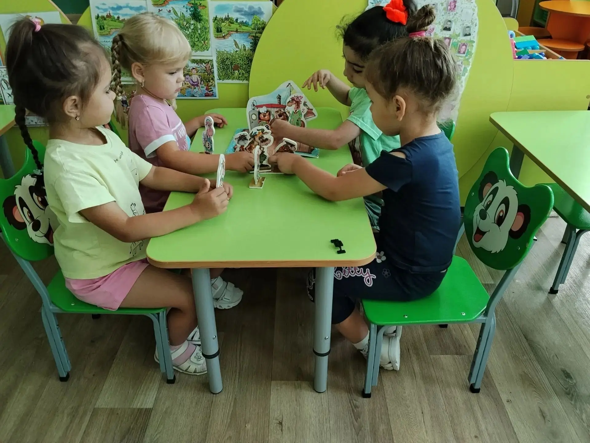 Настольный театр в разновозрастной дошкольной группе № 1.