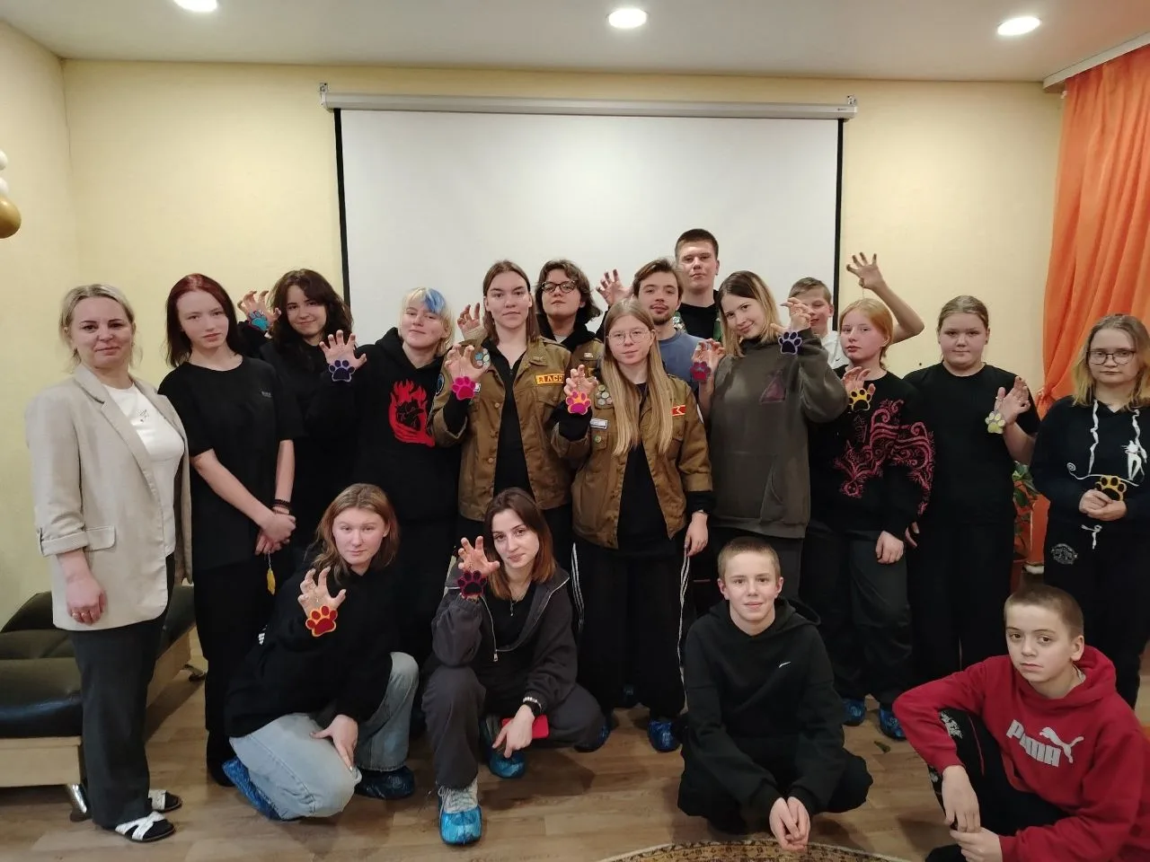 Патриотическая акция "Онежский десант" объединила волонтеров и организаторов выборов в Калевальском 