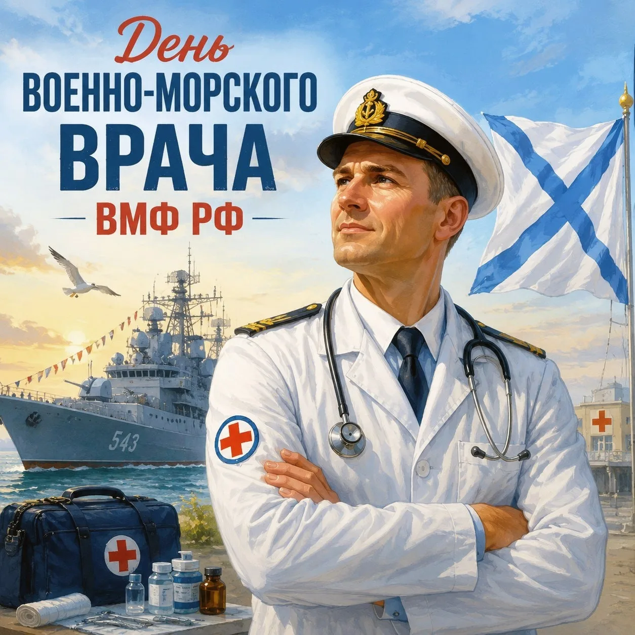⚓️⚕️ 31 июля — День военно-морского врача ВМФ ⚕️⚓️

Сегодня профессиональный праздник отмечают военн
