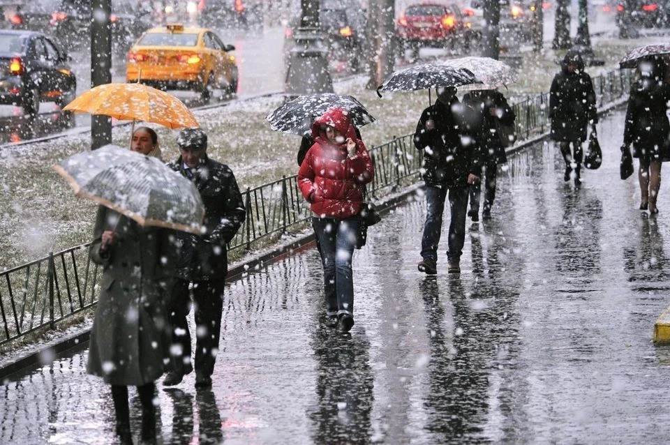 🌧 Дождь со снегом обещают на выходных в Саратовской области
