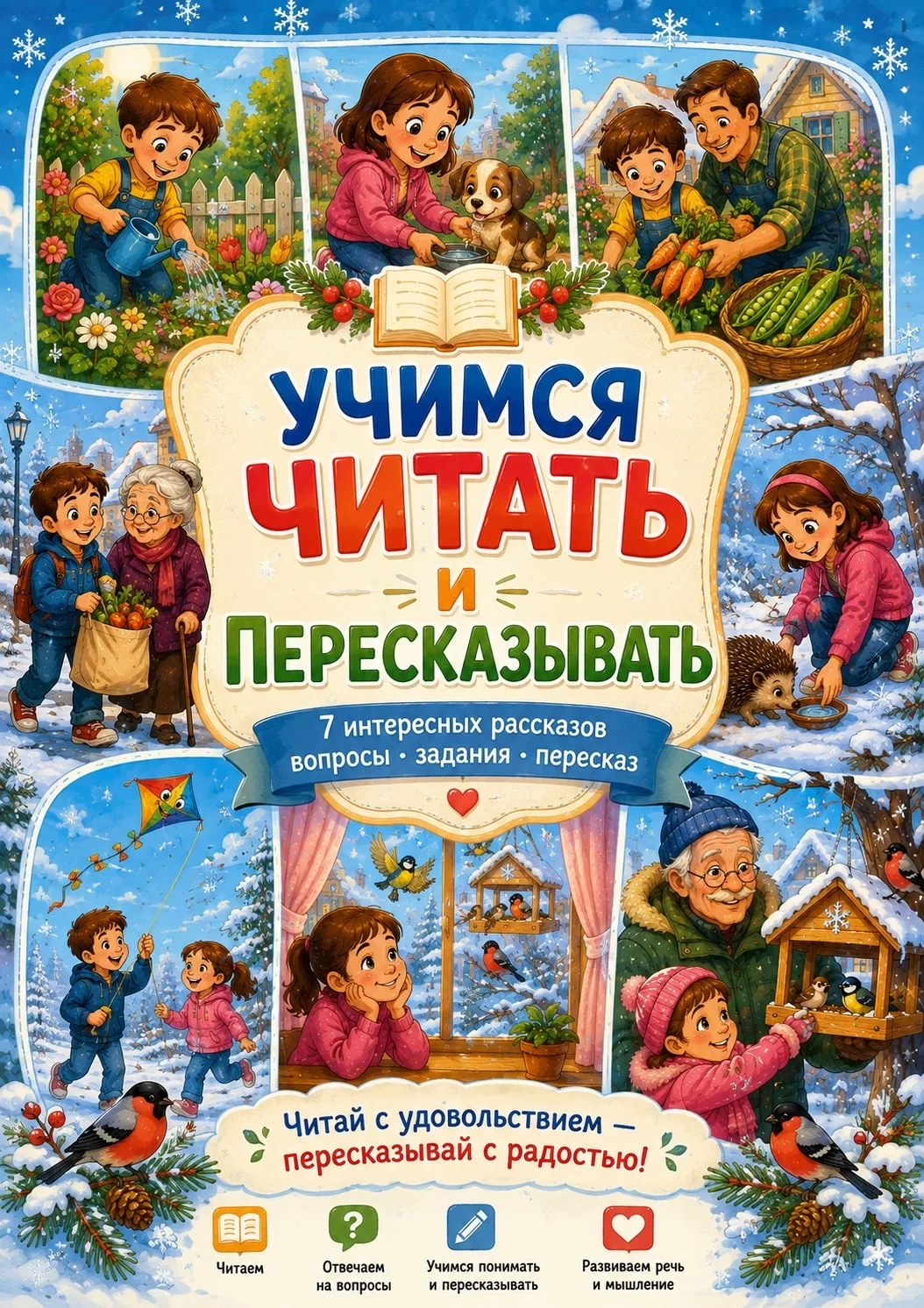 ✨Довольно часто у детей возникают трудности с пересказом текста. И это проблема, котору...