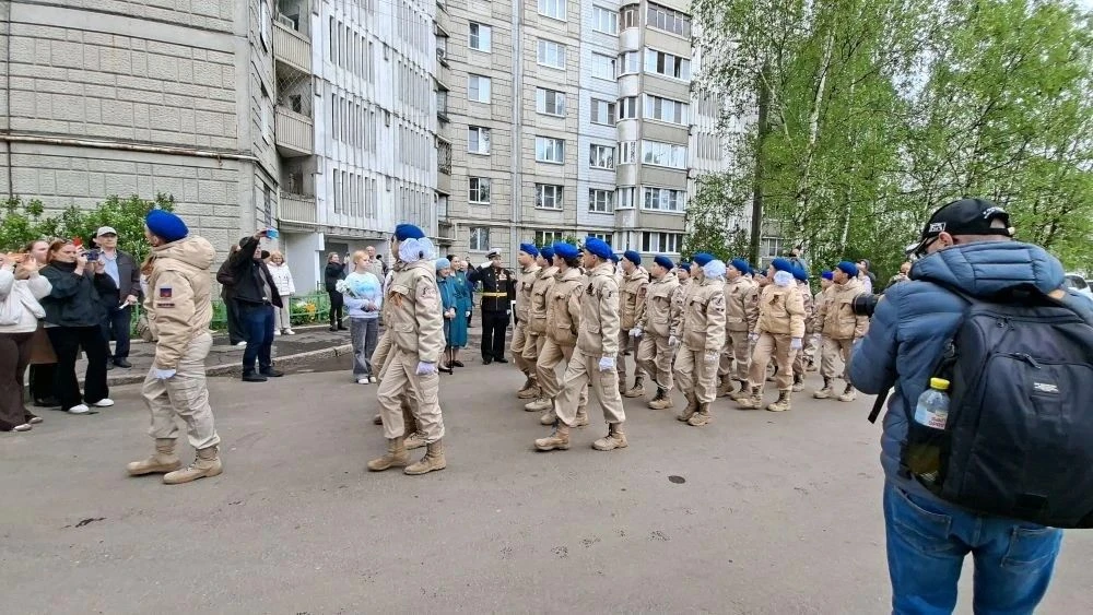 ✅В канун великого дня, Дня Победы, 8 мая, юнармейцы отряда " Ястреб" приняли участие в Параде Победы