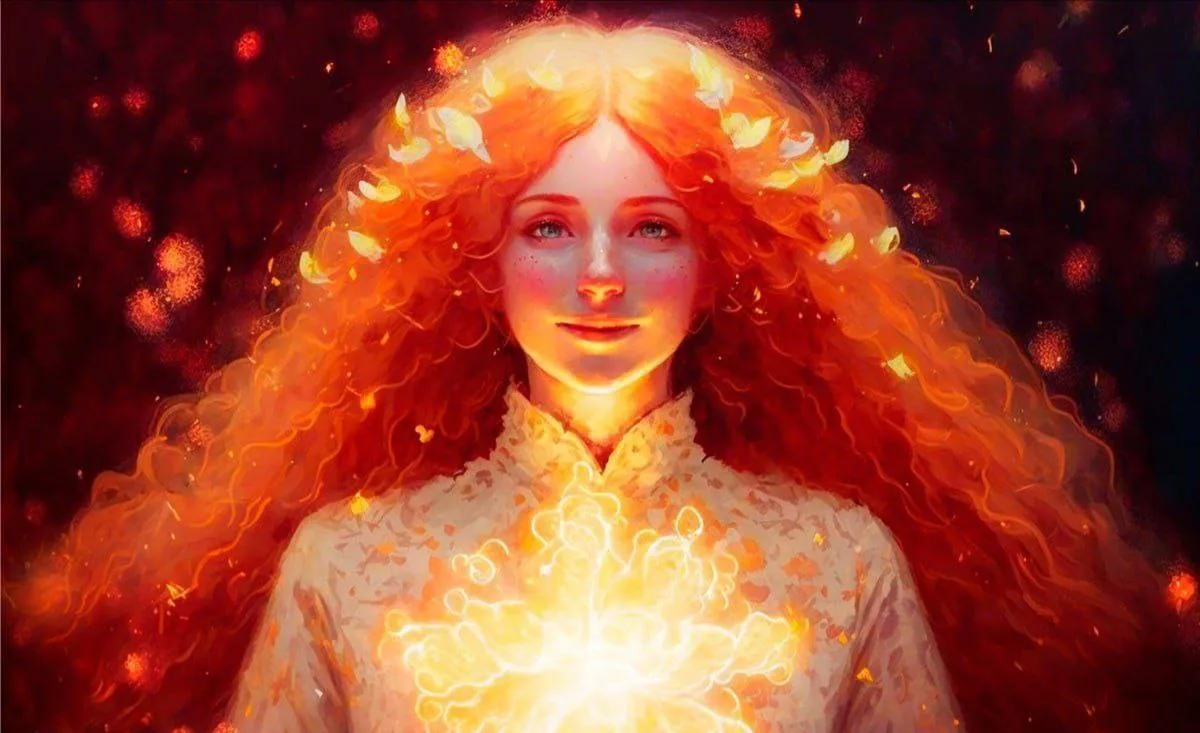 БЕСКОНЕЧНАЯ / Картина - оберег. -- Девочка, девушка, Матушка земля Сияешь в моем сердце. В твоих лад