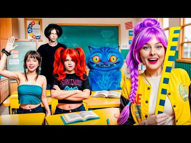 Попали в школу KPOP DEMON HUNTERS в реальности 😈🎤