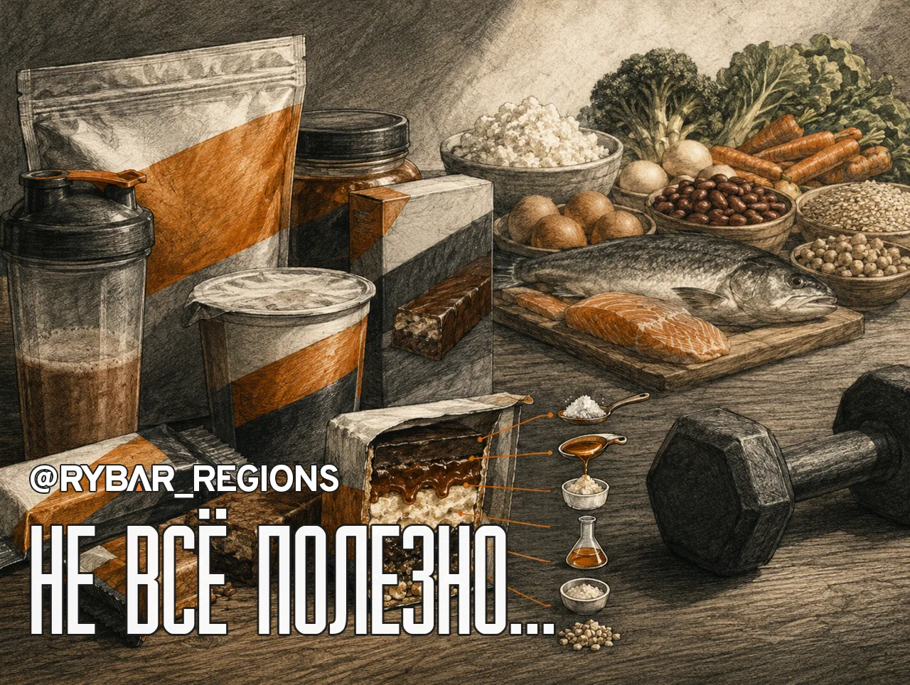 «Протеиновая» еда беспокоит учёных Как не стать жертвой маркетинга  ❗️За последние десять лет слово 
