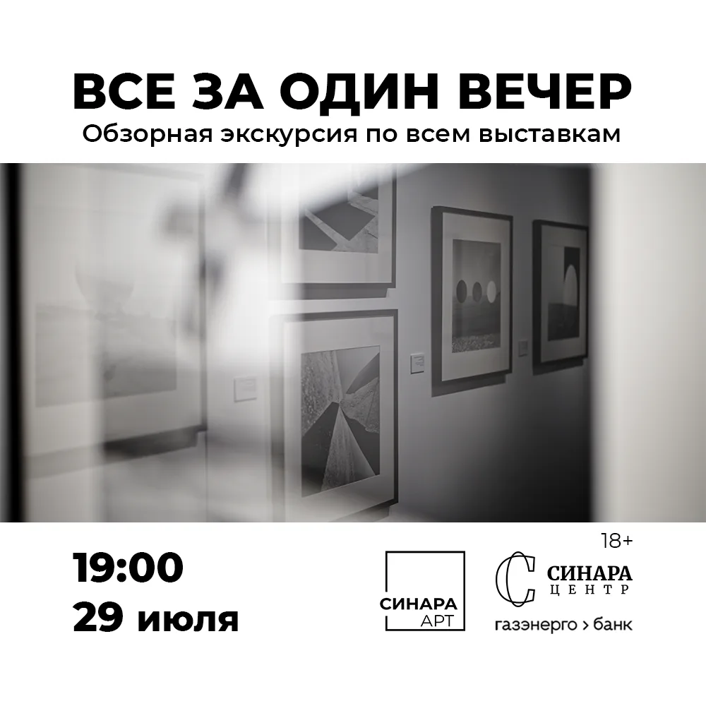 “Все за один вечер в Синара Арт” – обзорная экскурсия по двум выставочным проектам в Си...
