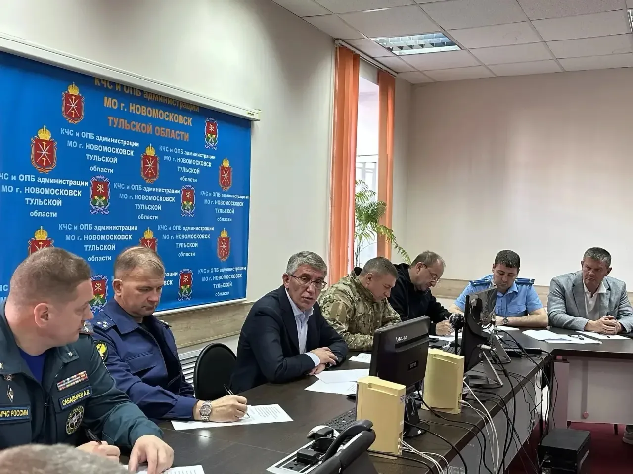 В Новомосковске прошло заседание регионального штаба