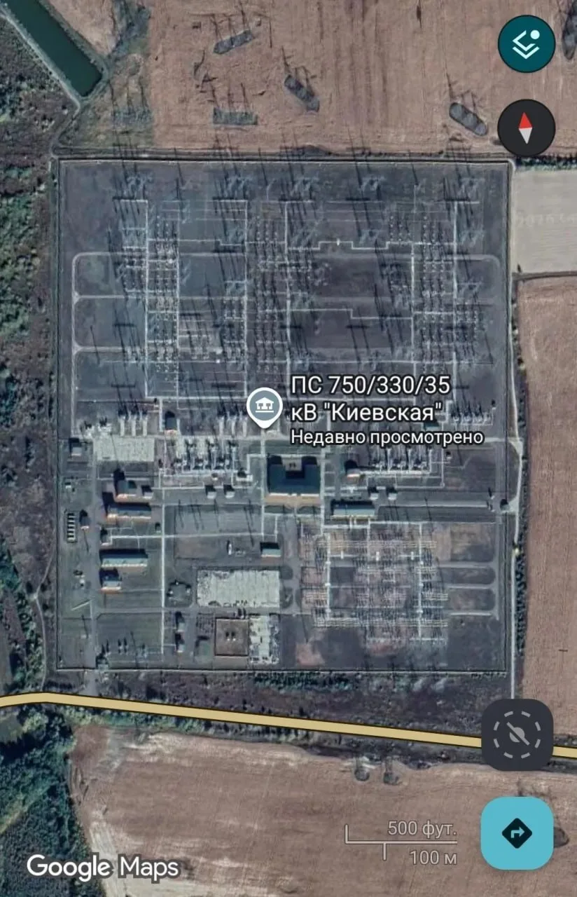 ‼️ Подстанция "Киевская" в Наливайковке мощностью 750 кВт сегодня весь день находится п...