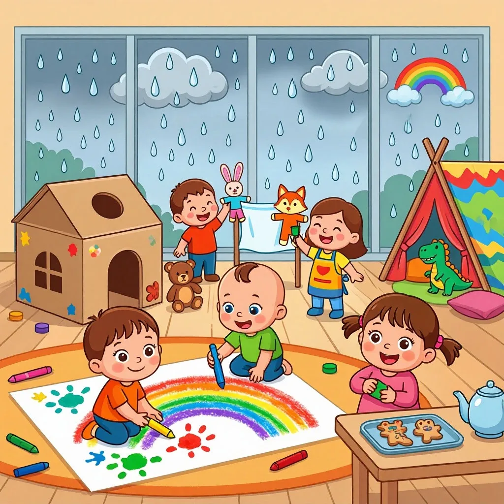 🌧️ Чем занять ребёнка в дождливую погоду? 🌧️