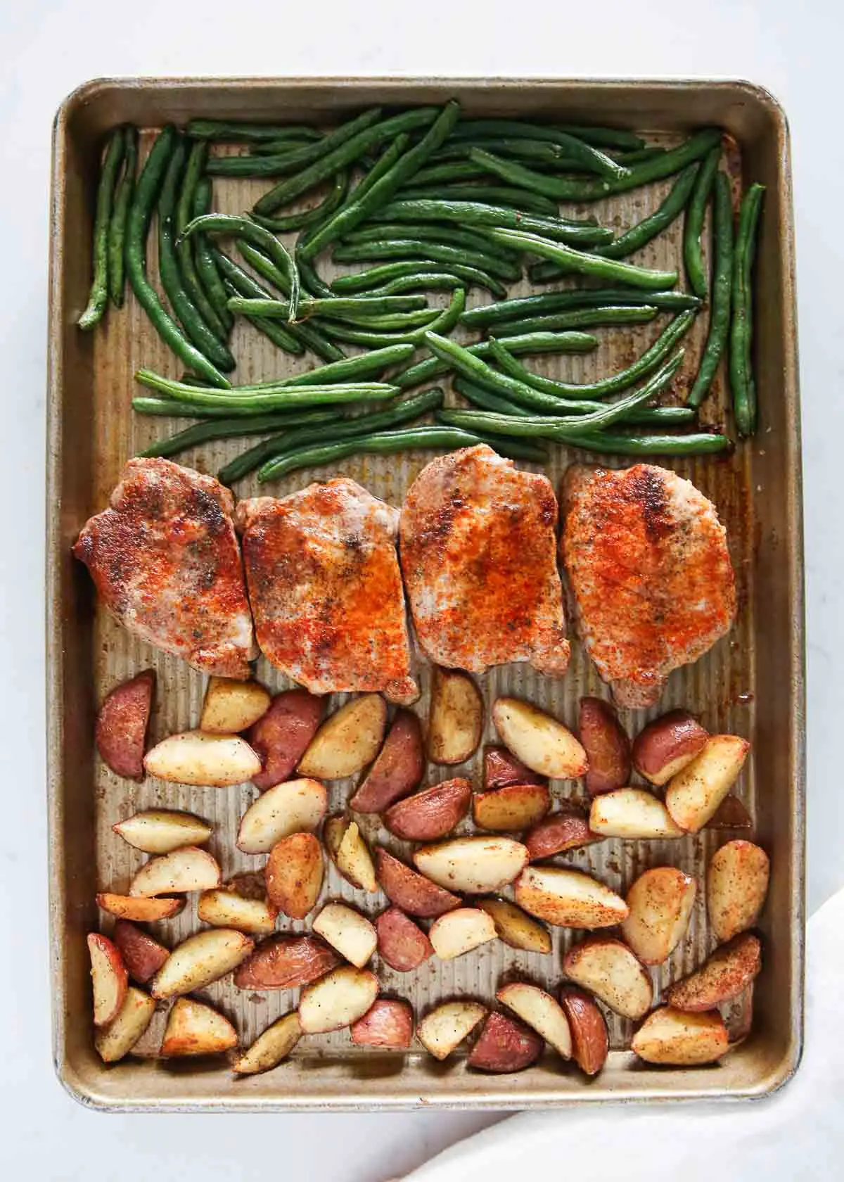 🍖 Свиные отбивные с картофелем на противне