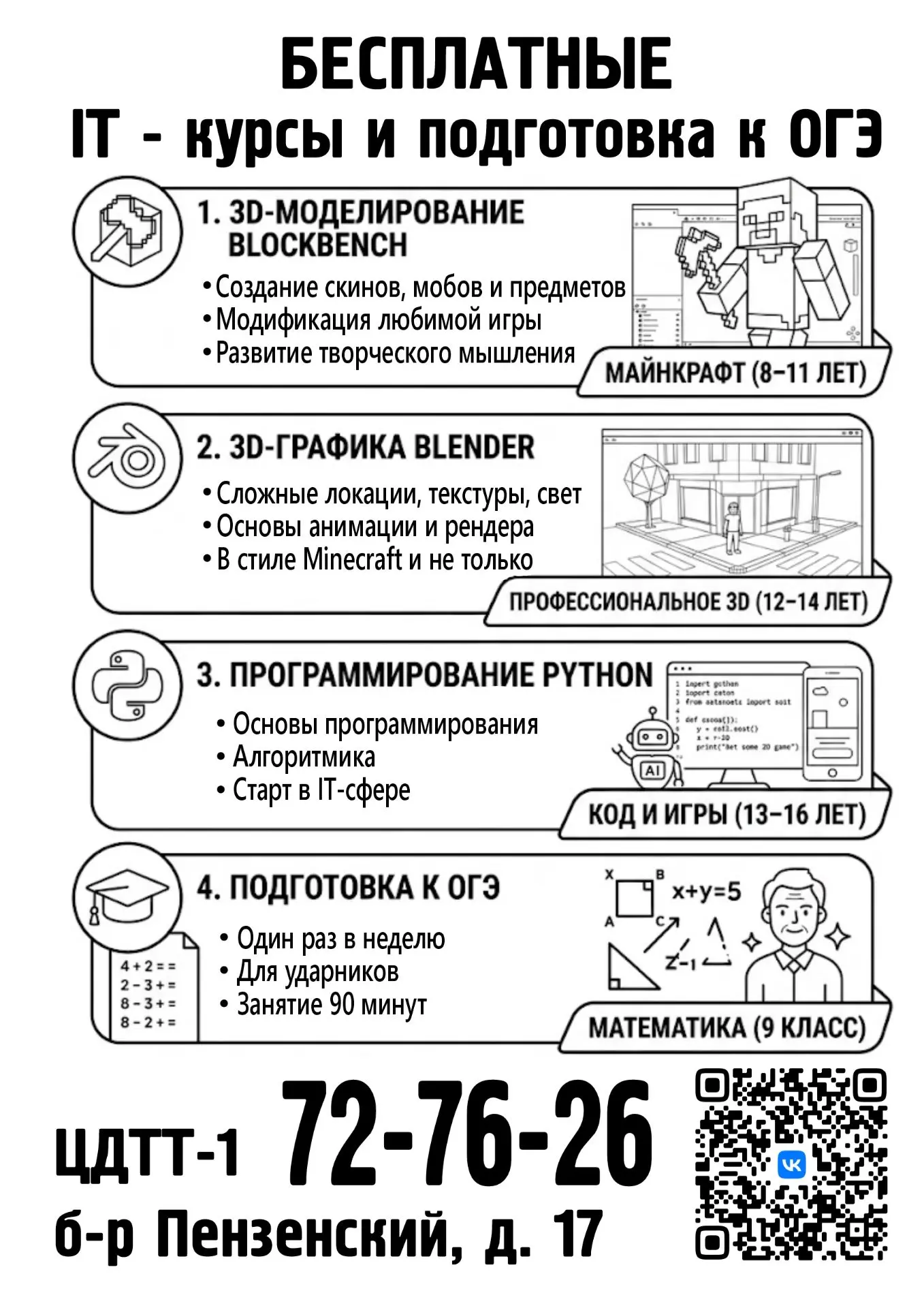 Всех, кто хочет заниматься по It направлению, но ещё не знает чем именно - приглашаем н...