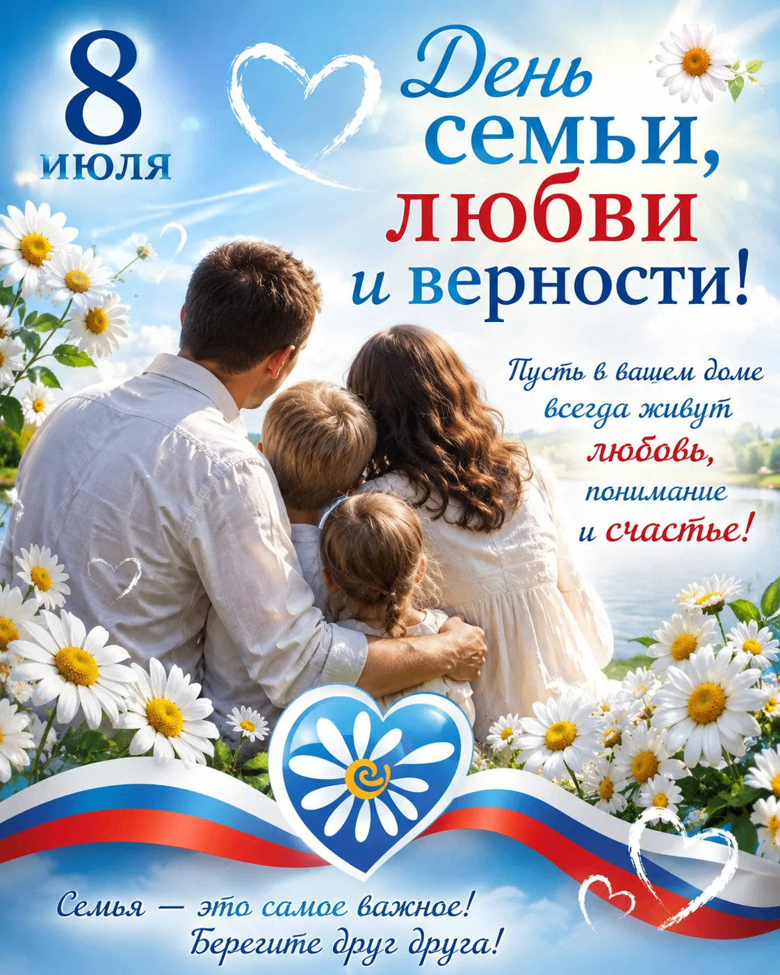 С Днём семьи, любви и верности! ❤️МАОУ СОШ №18 сердечно поздравляет всех с замечательным праздником 