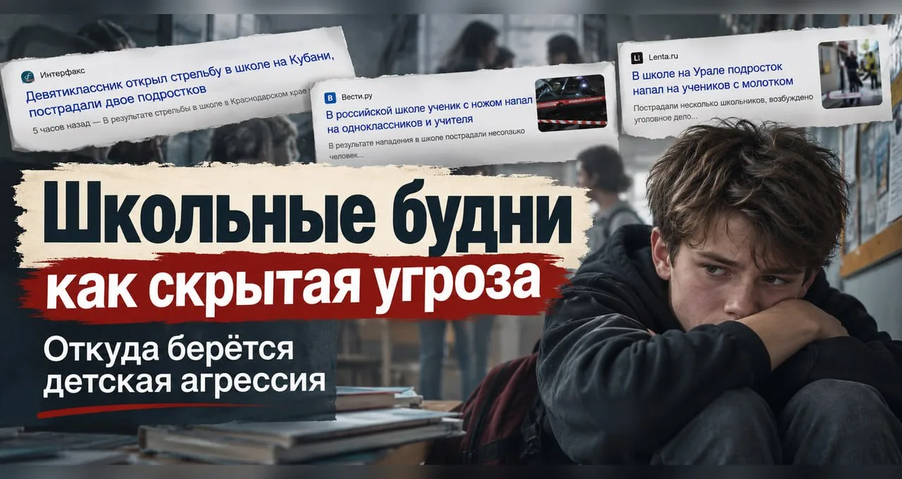 😱 Почему дети приходят в школу с автоматами