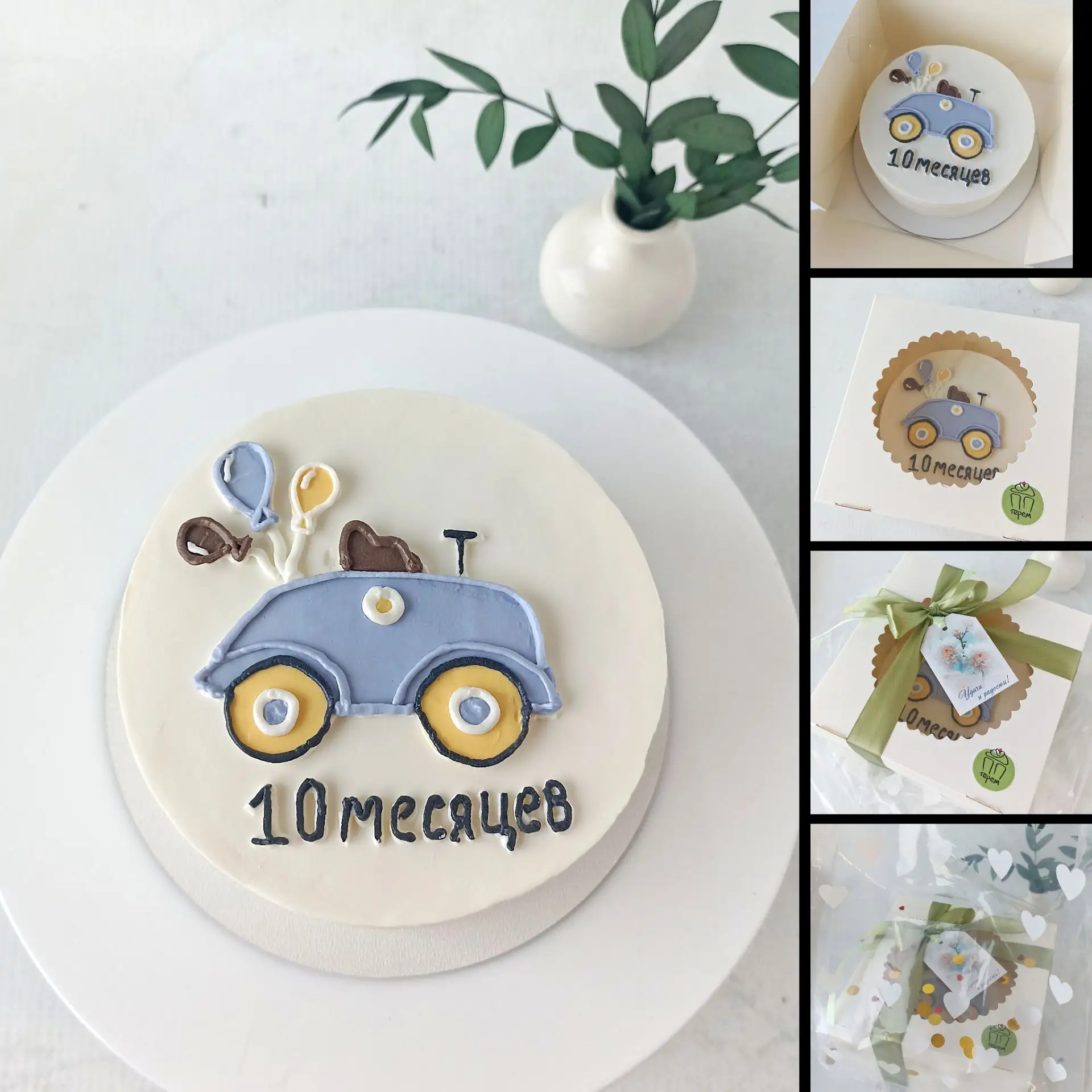 🚗Прелестный бенто-тортик  для малыша на 10 месяцев!