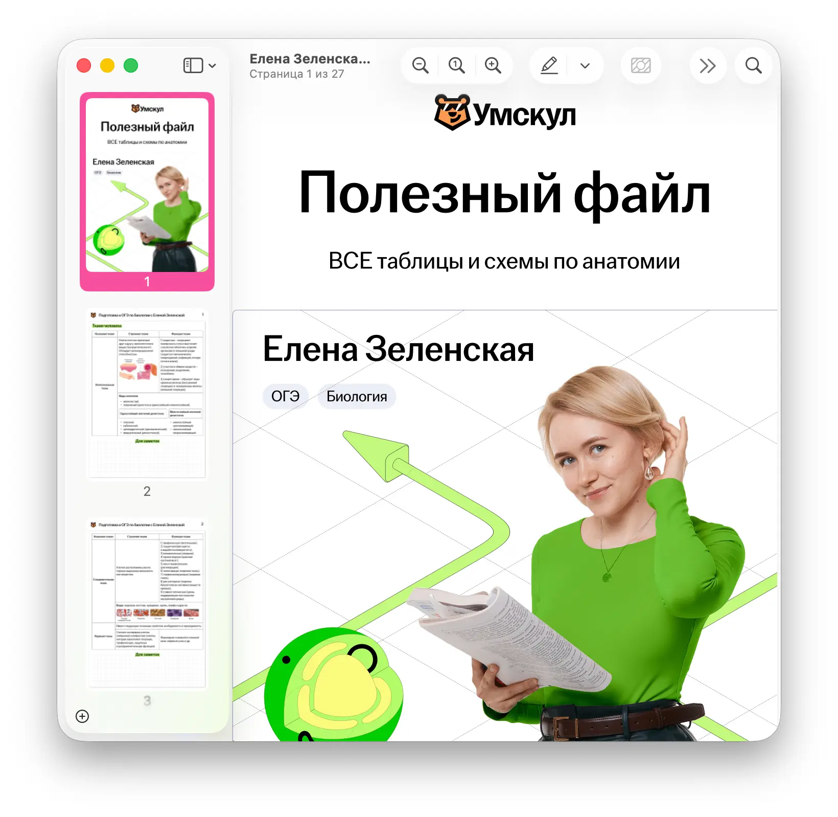 📎 Польза для подготовки к ОГЭ по биологии