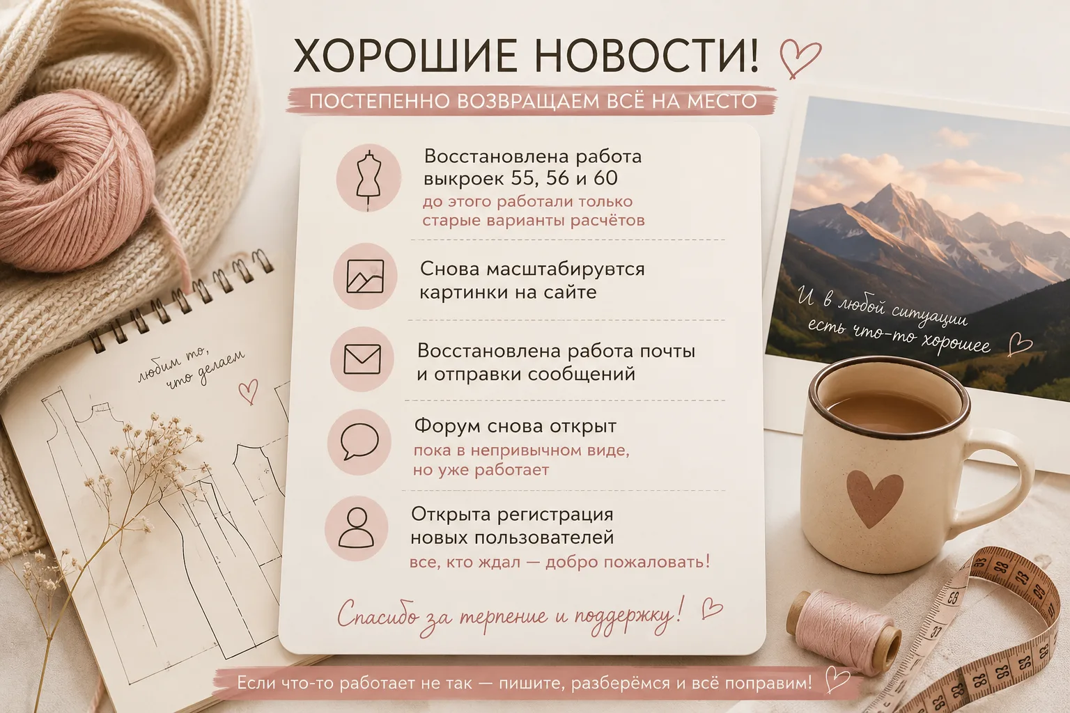 Информация по обновлениям на сайте

Постепенно возвращаем всё на место.

На сайте восстановлена рабо