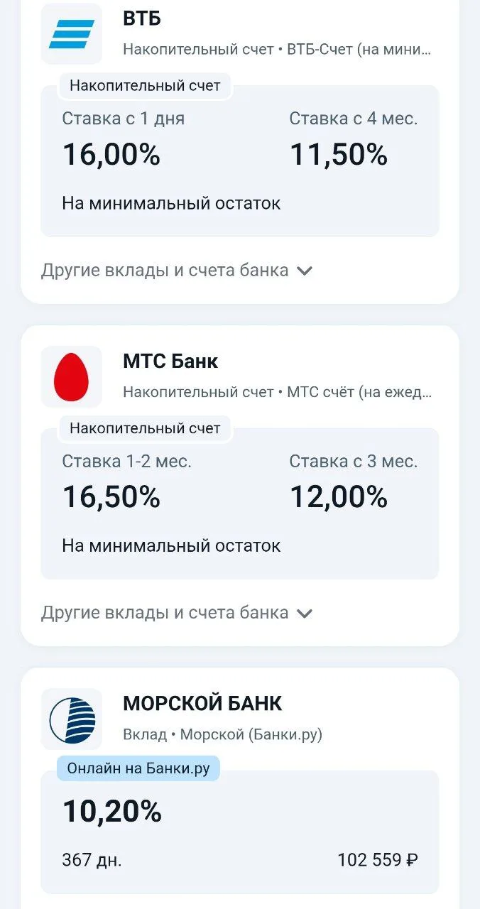 Ставки по вкладам продолжают падать - где те люди, которые писали, что мне не нужны обл...