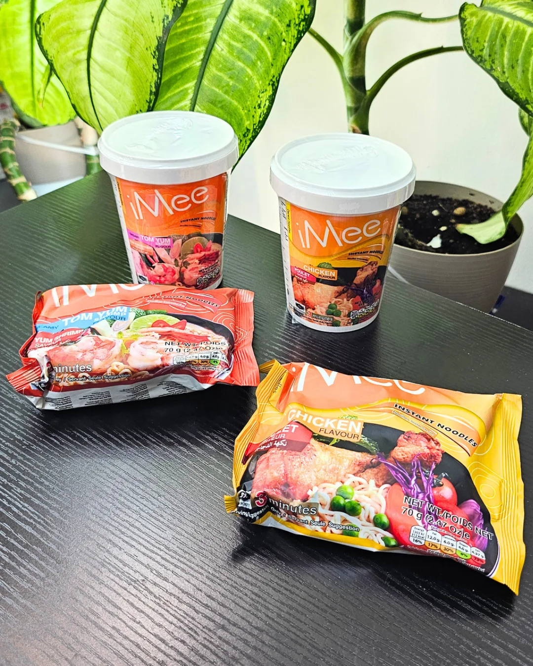 Лапша быстрого приготовления iMee из Таиланда. Два вкуса на выбор: сливочно-острый Том ...