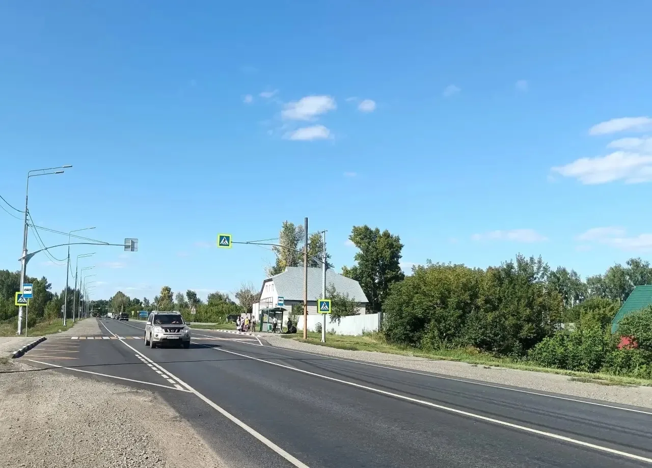 🚧 В Алтайском крае привели в нормативное состояние 61 км трассы А-322