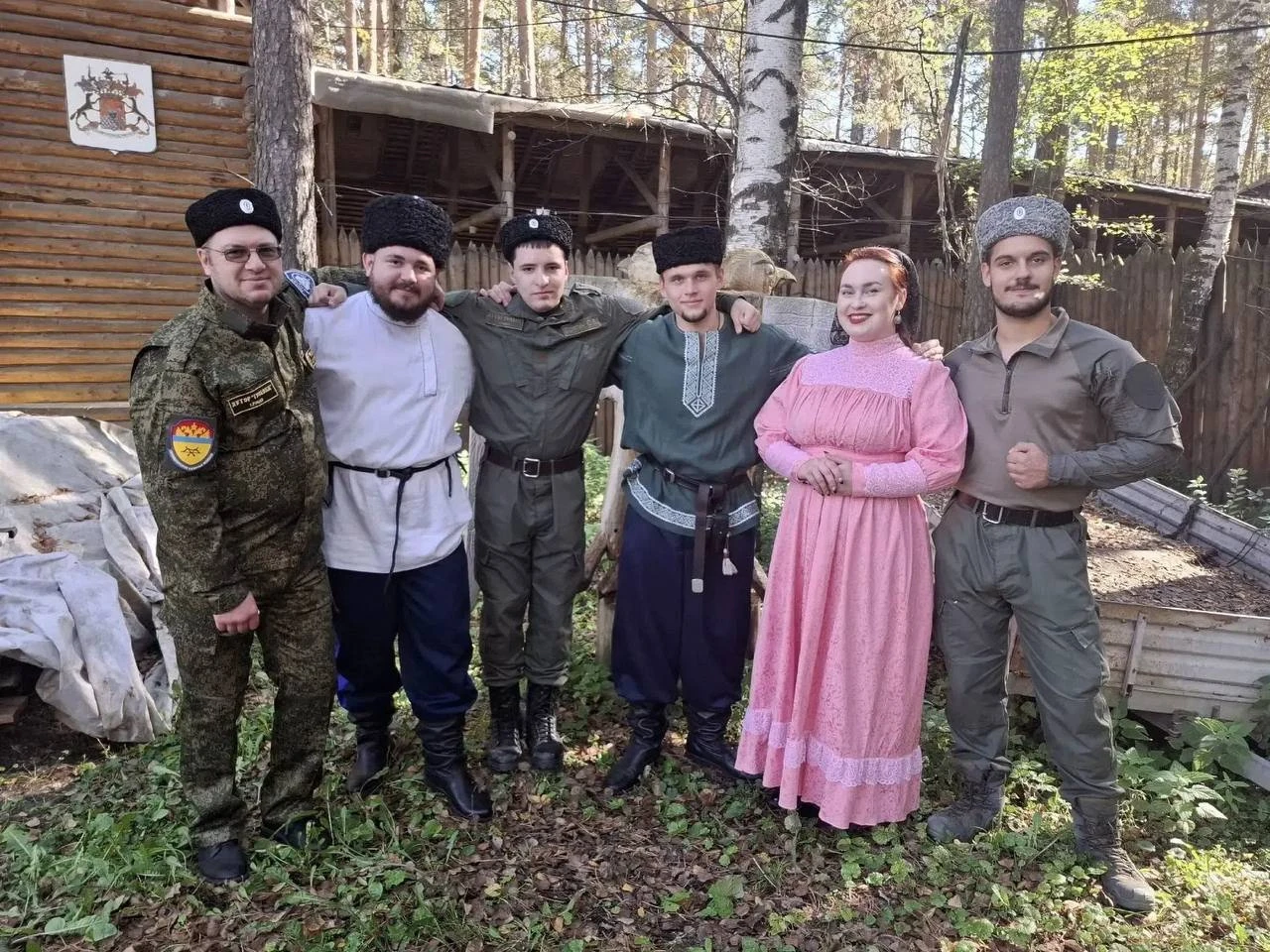 Казаки «Хутора Гусевки» приняли участие в фестивале «Казачья сталь»