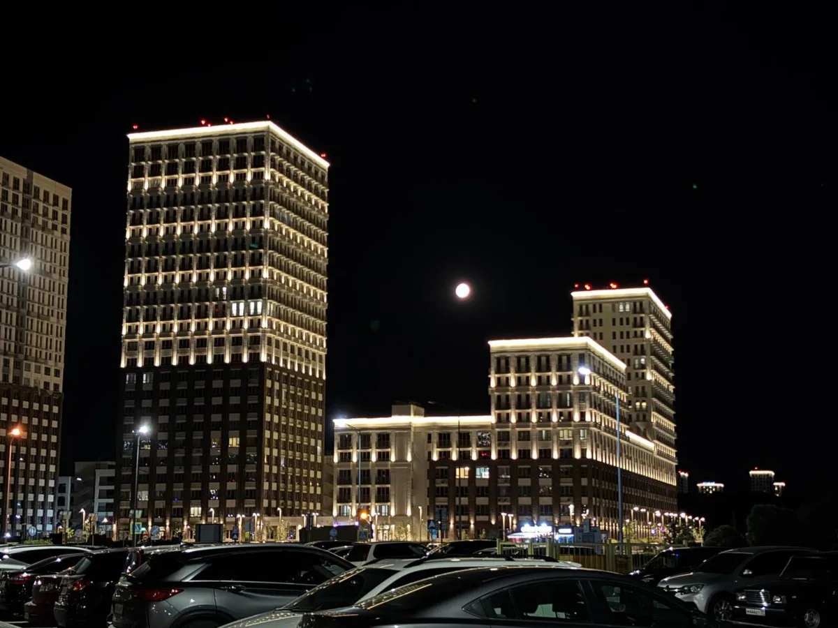 Тюмень с дополнительным освещением 🌝