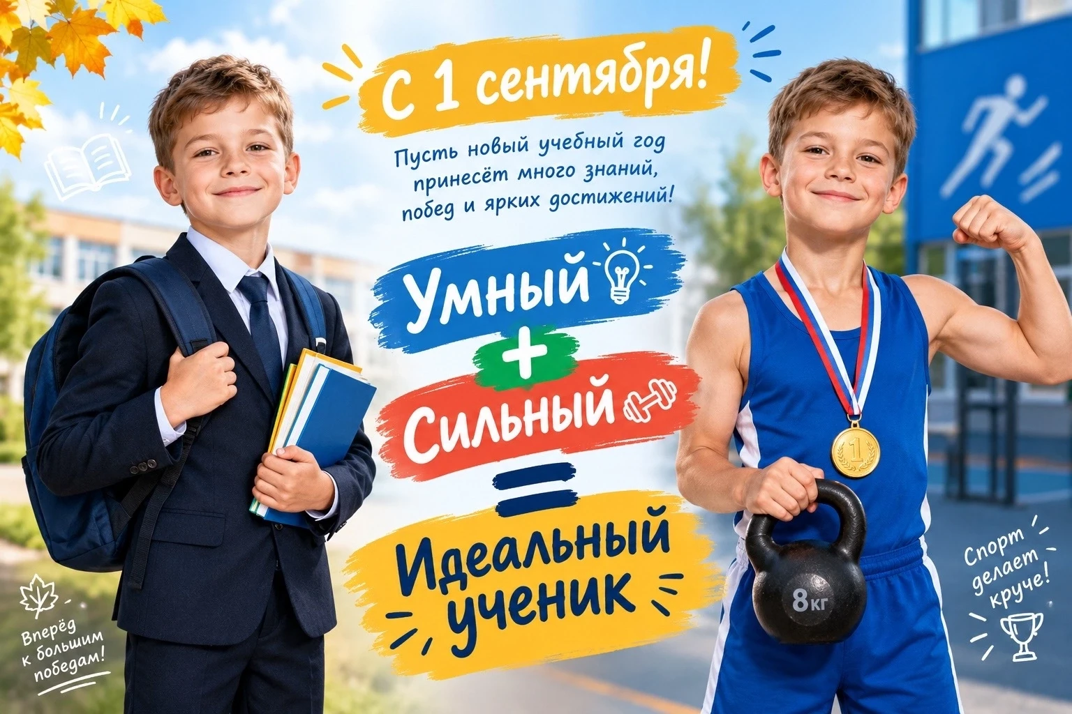 🔔 С Днём знаний, уважаемые родители и наши воспитанники - спортсмены!