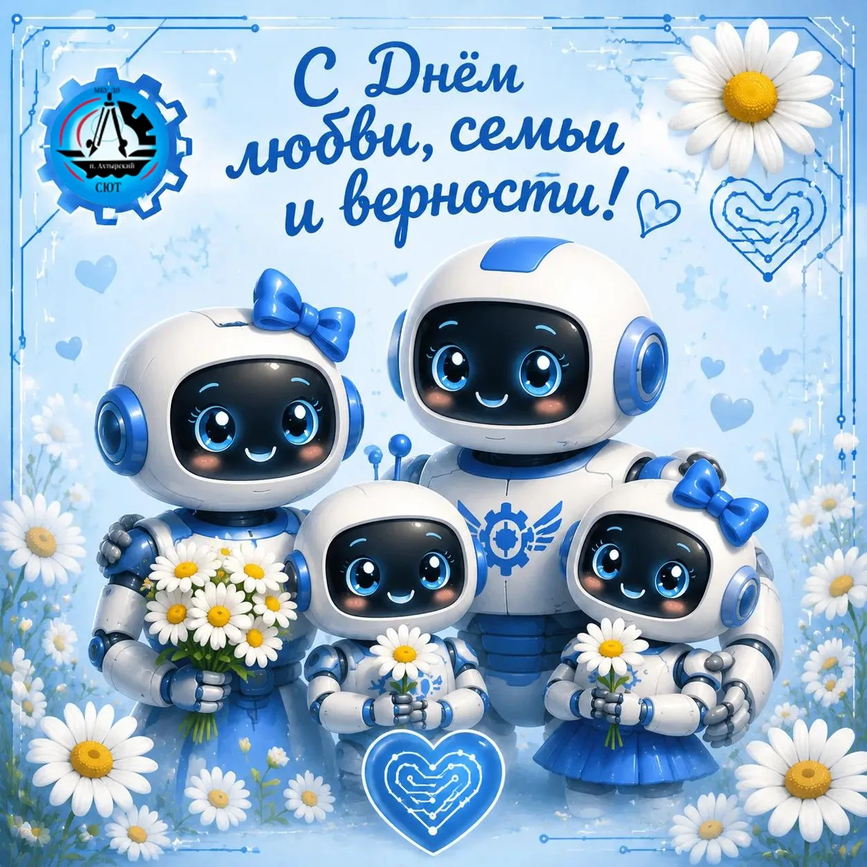 🌼 С Днём семьи, любви и верности! 🌼
 
🌼 Дорогие друзья! Примите самые искренние и сердечные поздр