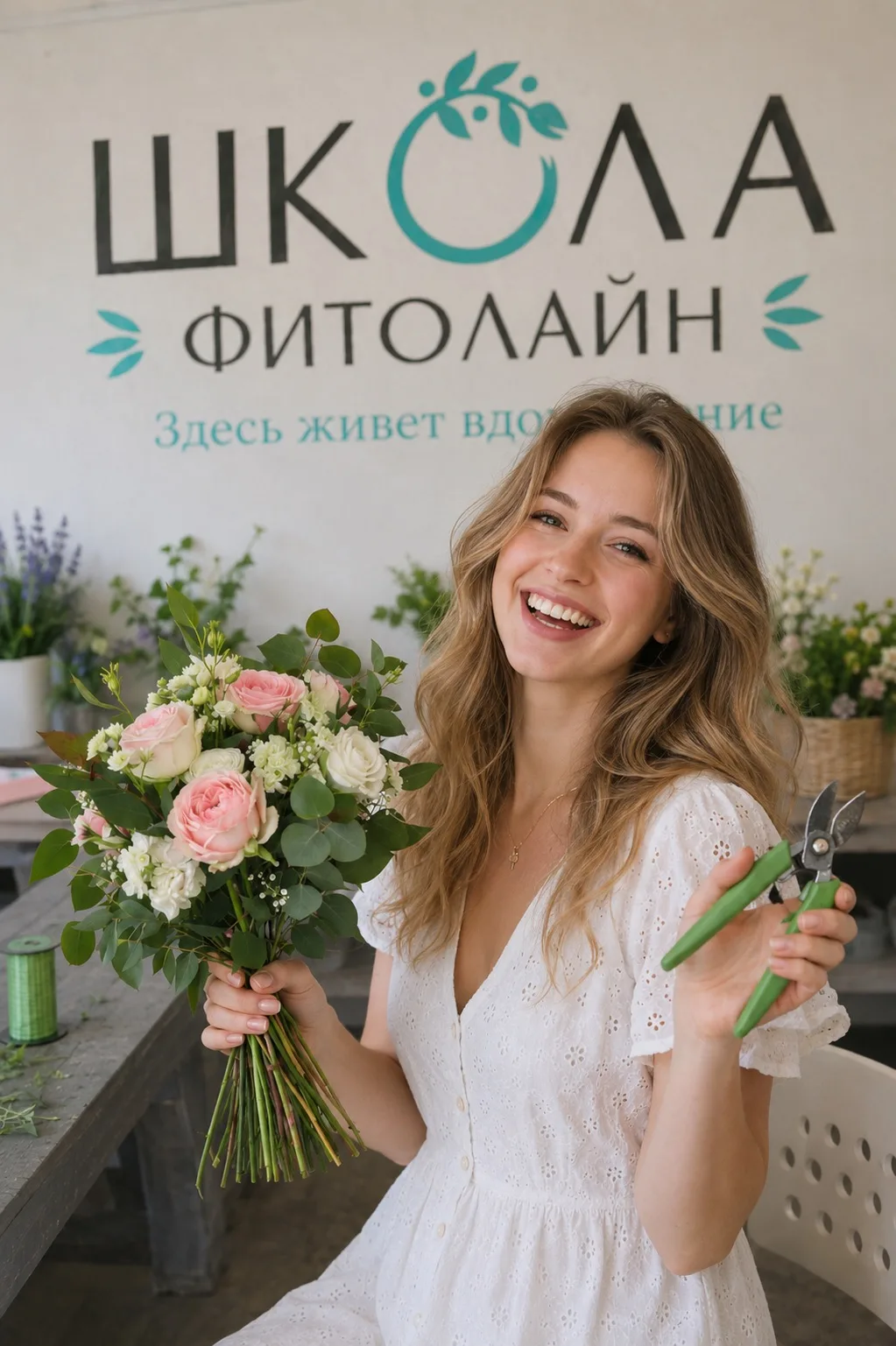 🌿 Уже через несколько дней стартует базовый курс флористики в Школе Фито-Лайн.