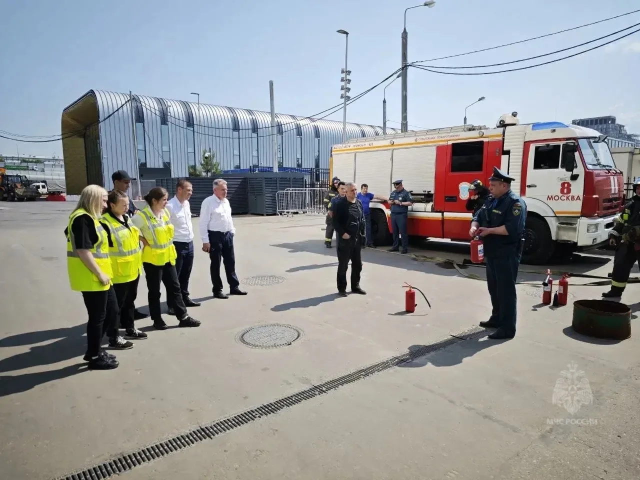 #БудниМЧС

🔘На территории Центра художественной гимнастики в Олимпийском комплексе «Лужники» прошли