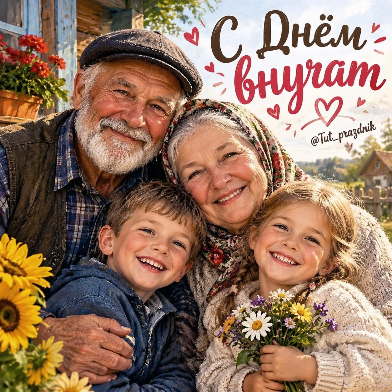 👧🧒 7 сентября — День внучат 💛