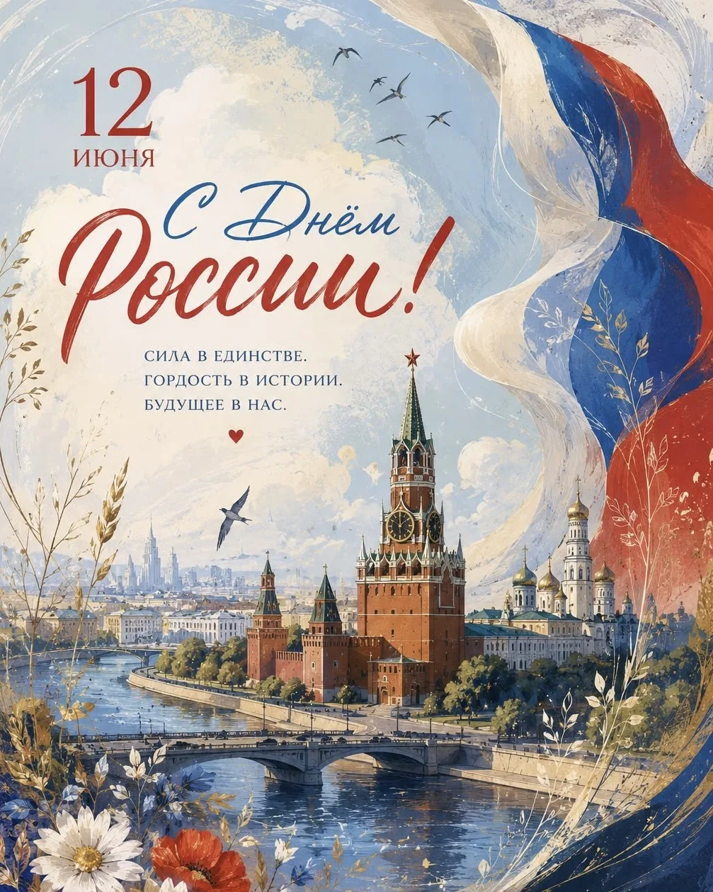 🇷🇺 С Днём России!

Наша большая страна начинается с каждого из нас, с наших уютных сёл, бескрайней