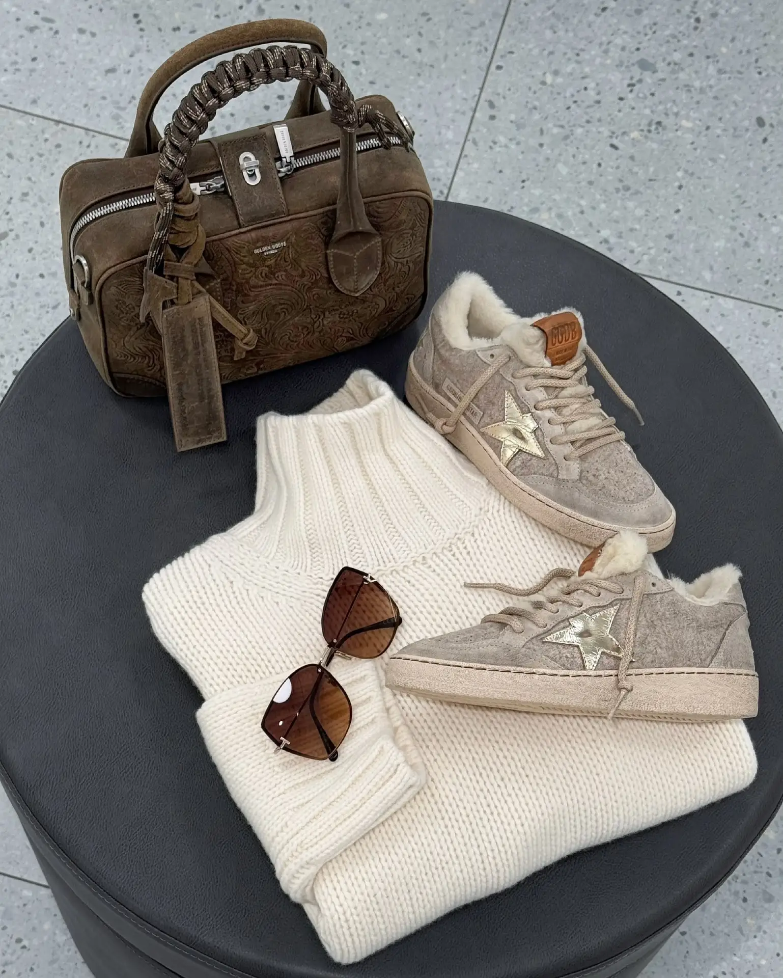Теплые кеды Golden Goose к заказу