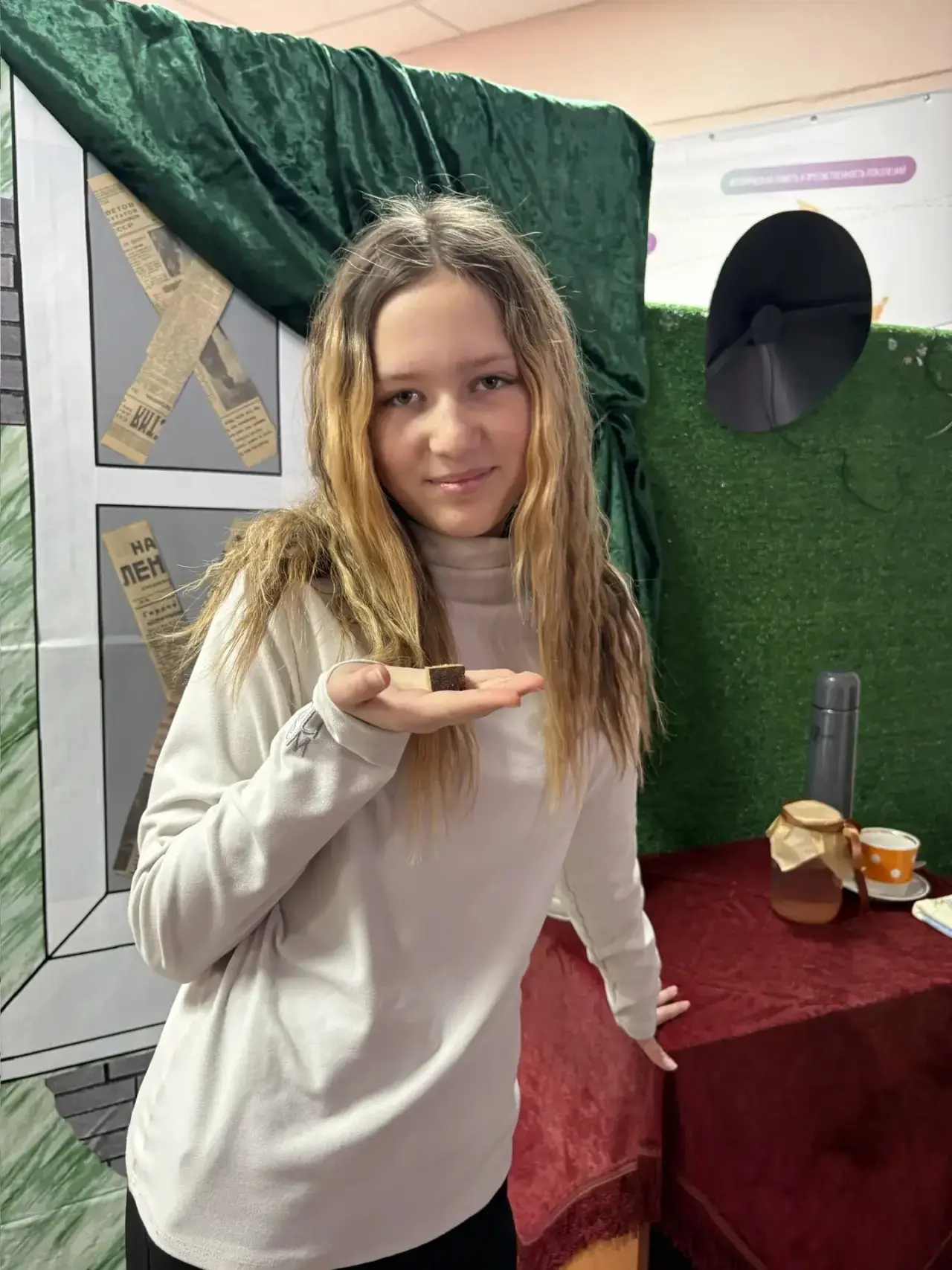 «Непокоренный Ленинград»: живой урок в нашей школе  Учащиеся 4-6-х классов стали участниками живой р