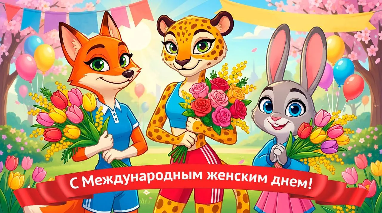 Поздравляем всех наших прекрасных женщин с 8 марта 🌷