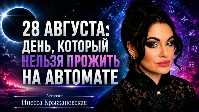Сегодня, 28 августа, в 20:00 по Москве  астролог Инесса Крыжановская приглашает вас на ...