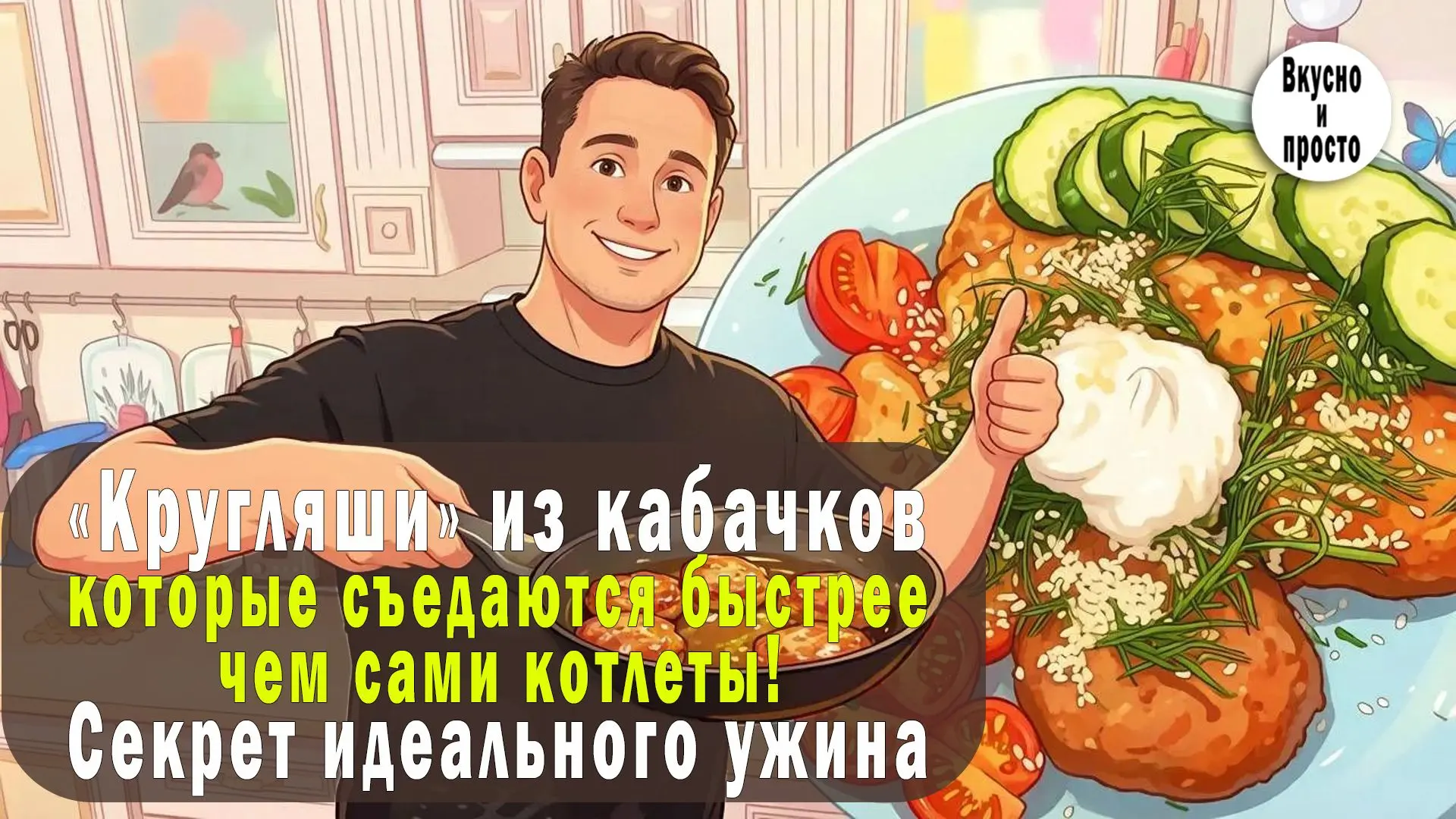 «Кругляши» из кабачков, которые съедаются быстрее котлет!