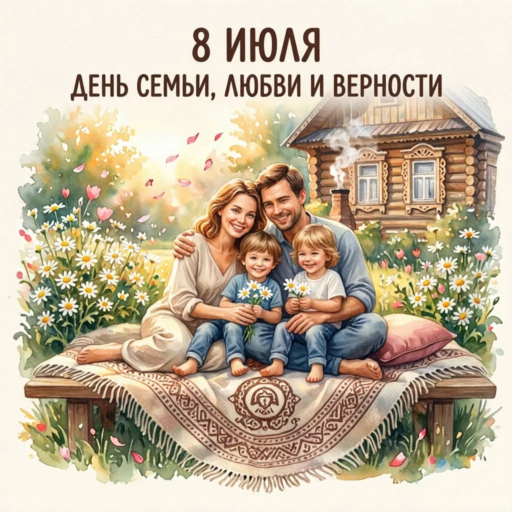 #Какойсегоднядень 
8 июля – День семьи, любви и верности! 🎉

😍Приготовьтесь к взрыву милоты и умил