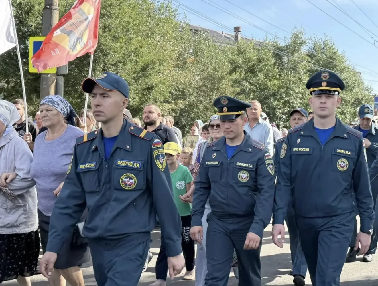 Огнеборцы Братска приняли участие в крестном ходе