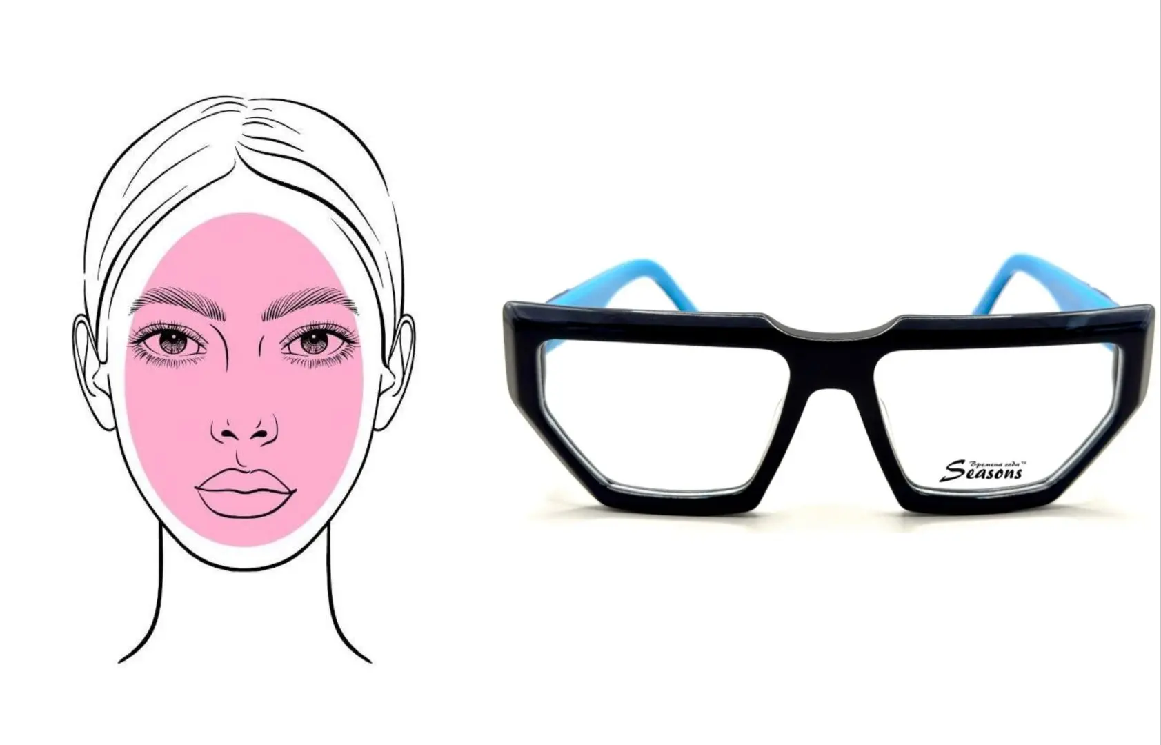 𤰠Как подобрать оправу под форму лица: гид от стилиста Seasons 👓

Не знаете, какая оправа подчеркнё