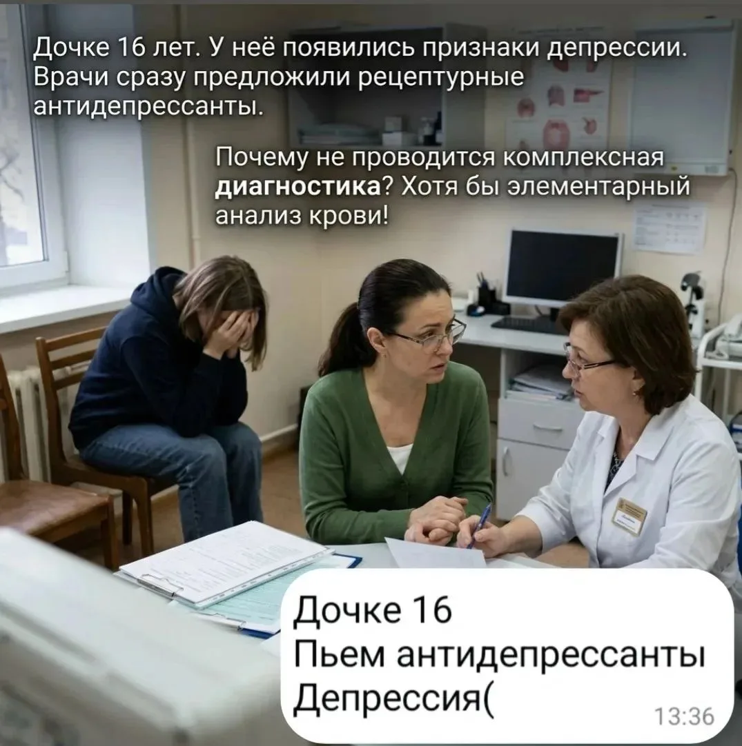 Депрессия: назначили сразу антидепрессанты, а оказалось что это железодефицитная анемия 🤯